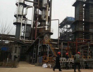 山西某焦化廠(chǎng)更換蒸氨塔塔內(nèi)件現(xiàn)場(chǎng)！